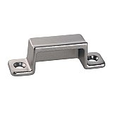 Box Strike for Transom or Large Cabinet Latch - Brushed Nickel