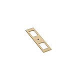 Modern Cabinet Knob Backplate 1" x 4" - Multiple Finishes