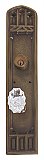 Oxford 18" Plate Entry Door Set with Savannah Crystal Knob - Multiple Finishes