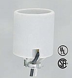 Glazed Porcelain Socket -  Standard - with Leads