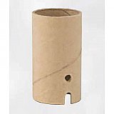 Paper Socket Shell or Insulator with Locking Tab Hole - Candelabra Base