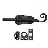 Black Iron Surface Bolt or Gate Bolt for Gates or Doors