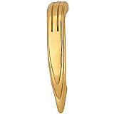 Tapered Art Deco Cabinet Pull, Brass
