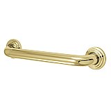 12" Milano Collection Safety Grab Bar for Bathroom - Polished Brass