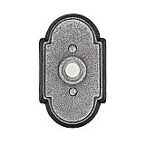 Lighted Wrought Steel Electric Doorbell, #1 Scalloped Rosette Style, Multiple Finishes