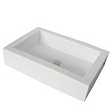 Fauceture Pacifica Vessel Sink - White