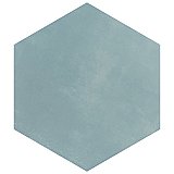 Horizon Hex Aguamarina 7-3/4" x 9" Ceramic Floor & Wall Tile - Per Case of 24 - 8.88 Sq. Ft