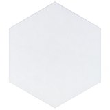 Horizon Hex Blanco 7-3/4" x 9" Ceramic Floor & Wall Tile - Per Case of 24 - 8.88 Sq. Ft