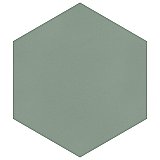 Textile Basic Hex Kale 8-5/8" x 9-7/8" Porcelain Tile - Sold Per Case of 25 - 11.56 Square Feet