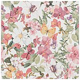Imagine Floral Meadow 19-3/8" x 19-3/8" Porcelain Floor & Wall Tile - Sold Per Case of 4 - 10.56 Sq. Ft.