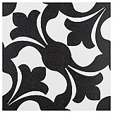 Emotion Nero 7-3/4" x 7-3/4" Ceramic Floor & Wall Tile - 25 Tiles Per Case - 11.0 Sq. Ft.