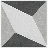 Twenties Diamond Mini 4"  x 4" Ceramic Tile - Per Case of 81 - 9.72 Square Feet