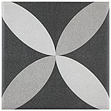 Twenties Petal Mini 4"  x 4" Ceramic Tile - Per Case of 81 - 9.72 Square Feet