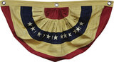 American Flag Bunting - Aged Color - Small 30" Wide