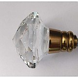 Diamond Doorknob Pair