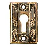 Sargent 1875 Keyhole Cover, Antique Copper