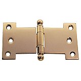 4-1/2" Wide Parliament Hinge - Polished Brass