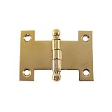 2-1/2" Wide  Parliament Hinge - Polished Brass