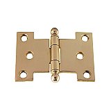 3" Wide Parliament Hinge - Polished Brass
