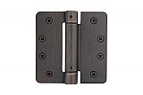 4" x 4" Steel Spring Door Hinge Pair - UL Listed - 1/4" Radius Corners