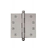 4" X 4" Steel Door Hinge - Satin Nickel