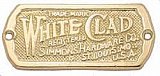 "White Clad" Nameplate - Brass