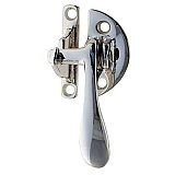 Offset Icebox Latch - Right - Polished Nickel
