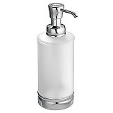 York Frosted and Chrome Soap or Lotion Dispenser