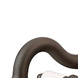 Kingston Brass 4-Inch Centerset Lavatory Faucet - Porcelain Levers - Oil Rubbed Bronze