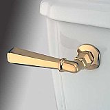 Metropolitan Toilet Flush Lever - Polished Brass