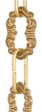 Decorative Lamp Chain, Solid Brass