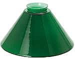 Green Cased Glass Shade -10" -Green