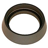 Solid Brass Door Cylinder Collar Lock Trim Ring - Multiple Finishes