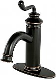 Fauceture Royale Single-Handle Monoblock Bathroom Faucet - Naples Bronze