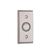 Forged Solid Brass Rectangle Door Bell Flat Black