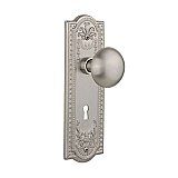 Complete Door Set - Featuring Meadows Plate with New York Knob