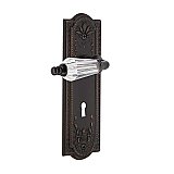 Complete Door Set - Featuring Meadows Plate with Parlour Lever
