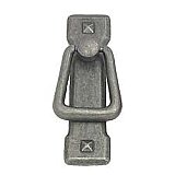 Mission Pull, Vertical, Zinc Alloy, Pewter Finish