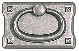 Mission Pull, Small, Zinc Alloy, Pewter Finish