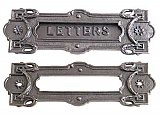 Cast Iron Letter Slot with Backplate