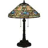 Tiffany Floral Table Lamp, 26.5"
