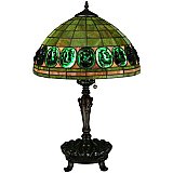 Tiffany Turtleback Green Table Lamp, 24"