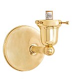 5" Wide Polished Brass 1 Light Wall Sconce