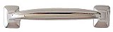 Off Center Handle Pull or Window Sash Lift - Polished Nickel