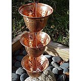 Copper Bell Cups Rain Chain