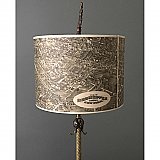 10" Diameter Drum Lamp Shade with Historic Maps of Rochester and Monroe County New York