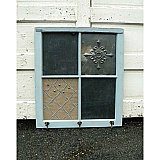 "Lizzie" Repurposed Antique Window / Message Board