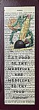 Repurposed Antique Dictionary Page Wall Art - Hippocrates - Let Food Be Thy Medicine