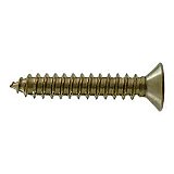 Solid Brass #12 Wood Screw - 1-1/4" Long
