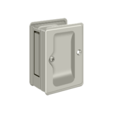 Adjustable Solid Brass Heavy Duty Pocket or Sliding Door Lock - Passage - Multiple Finishes